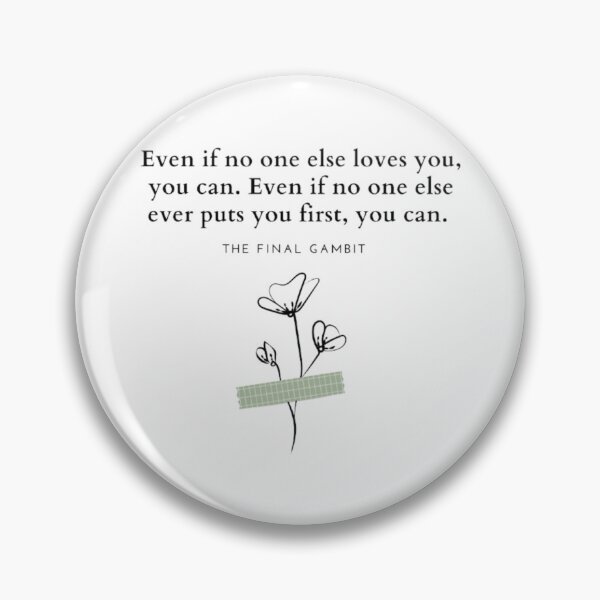 Item preview, Self Love The Final Gambit Quote Tote Bag designed and sold by chiseung188.
