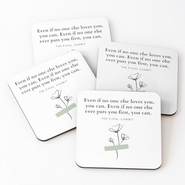 Item preview, Self Love The Final Gambit Quote Tote Bag designed and sold by chiseung188.