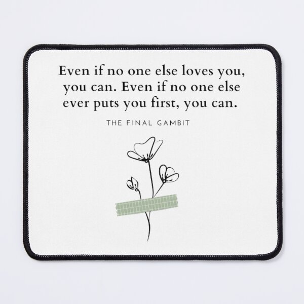 Item preview, Self Love The Final Gambit Quote Tote Bag designed and sold by chiseung188.