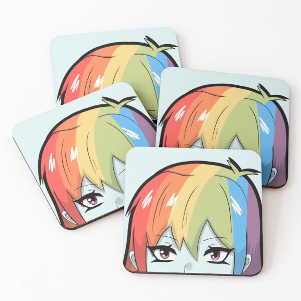 Item preview, Peeking Rainbow Dash designed and sold by ApplejackRD.