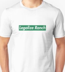 Legalize Ranch - Grün Slim Fit T-Shirt