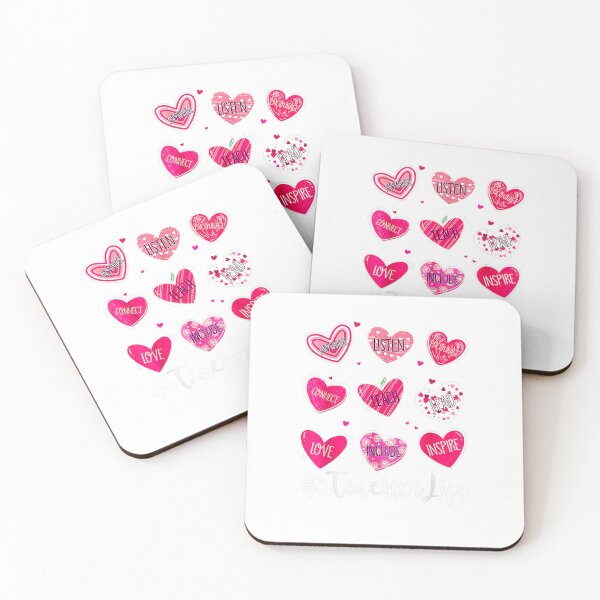 Item preview, Sweet Hearts Teach Love Inspire Valentines Day Teacher Life T-Shirt designed and sold by zedbubblez.