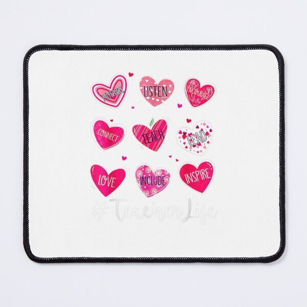 Item preview, Sweet Hearts Teach Love Inspire Valentines Day Teacher Life T-Shirt designed and sold by zedbubblez.