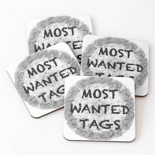 Item preview, MOST WANTED TAGS designed and sold by Xatutik.art.