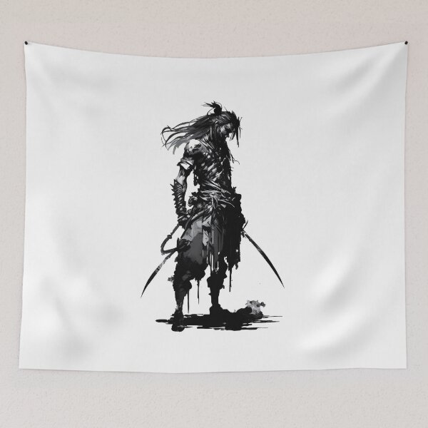 Item preview, Young Fantasy Samurai Warrior designed and sold by ShadowAndSlate.