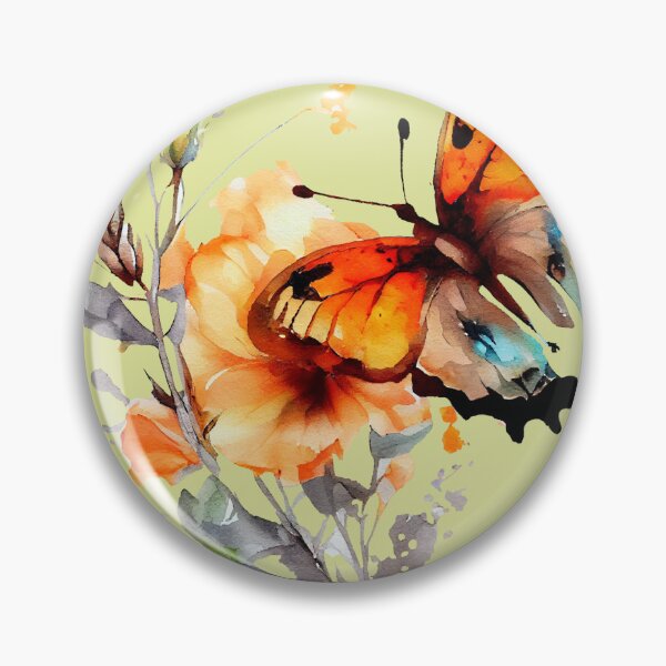 Item preview, Beautiful Butterfly on a Flower designed and sold by KOTOdesign.