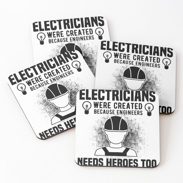 Item preview, Los electricistas fueron creados porque los ingenieros también necesitan héroes designed and sold by HubbUK.