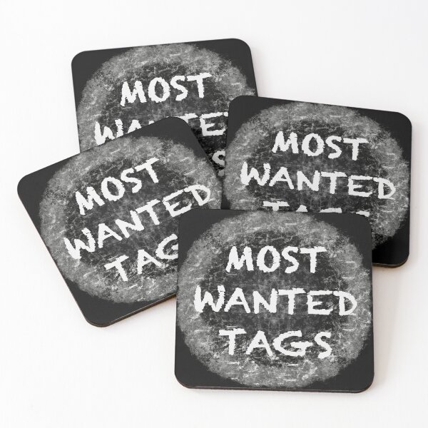 Item preview, MOST WANTED TAGS designed and sold by Xatutik.art.
