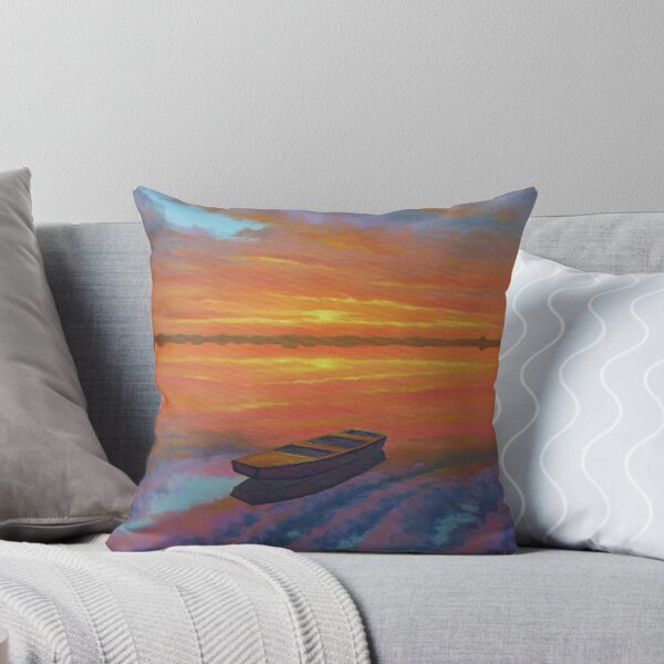Item preview, Old boat, Old boat in the swamp, sunset designed and sold by rrenchim.