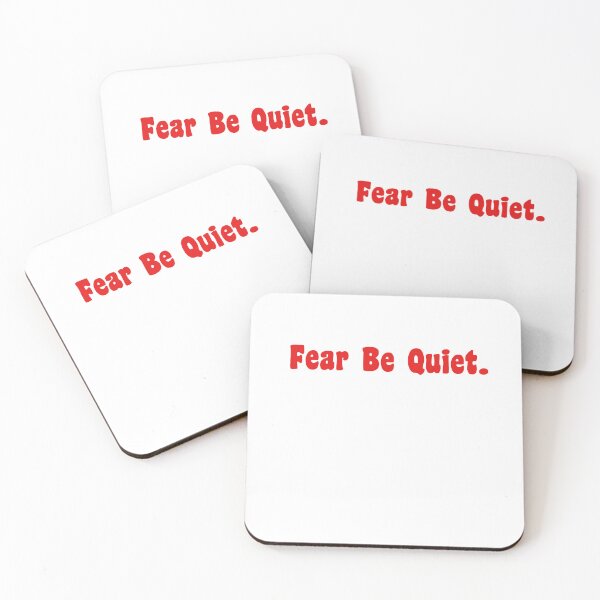 Item preview, Fear Be Quiet, Faith over fear, No to fear designed and sold by JillySheeks.