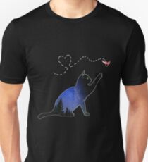 Camiseta ajustada El gato y la mariquita