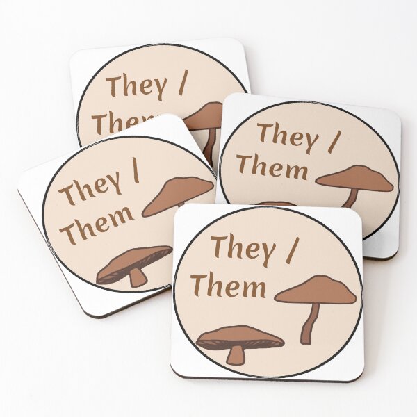 Item preview, They/Them Pronoun Button designed and sold by HavenAlethea.