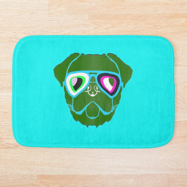 Item preview, Green Forest Pug Tripping Through Reality designed and sold by LearnedAfter30.