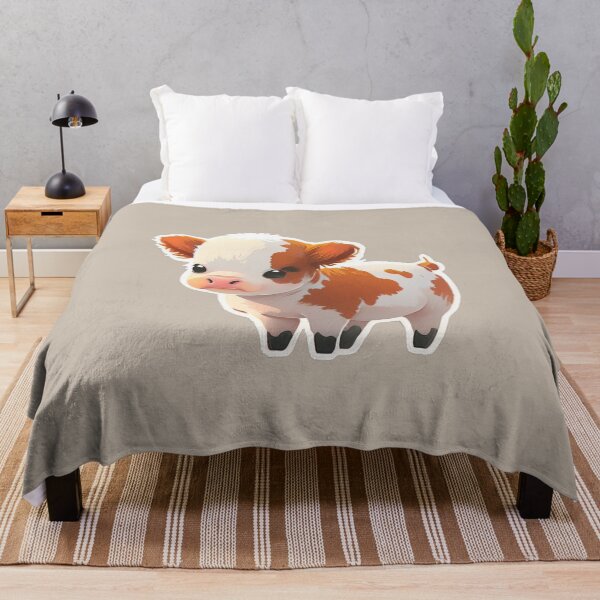 Item preview, Cute Baby Cow - Cartoon Animals designed and sold by quick-drops.