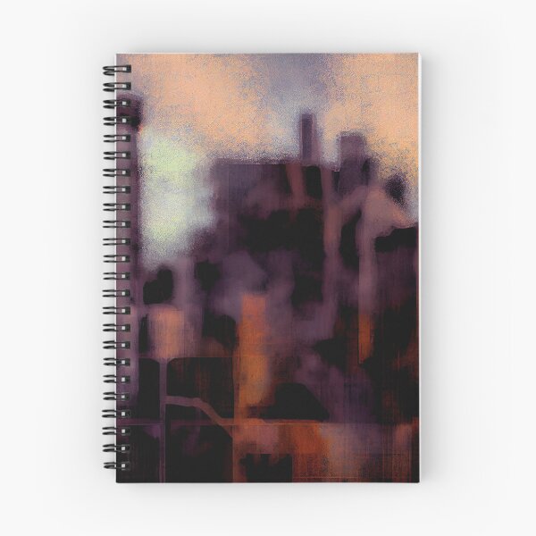Item preview, Impressionist Industrial Pattern Digital Painting designed and sold by CodeAndColors.