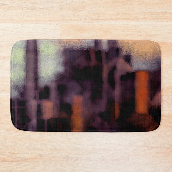 Item preview, Impressionist Industrial Pattern Digital Painting designed and sold by CodeAndColors.
