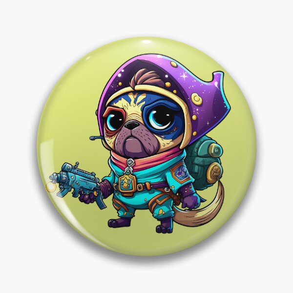 Item preview, Pug Pirates In Space 7 designed and sold by TheSillySartor.