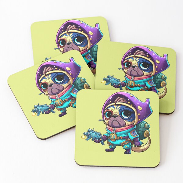 Item preview, Pug Pirates In Space 7 designed and sold by TheSillySartor.