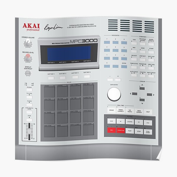 AKAI MPC 3000 Poster