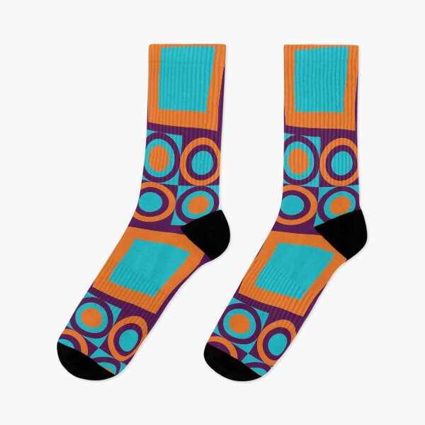 Item preview, retro seventies geometrical pattern designed and sold by pauloneill-art.
