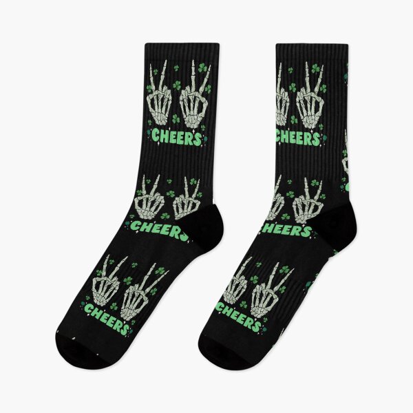 Item preview, Cheers skeleton st patricks day design designed and sold by reka88.