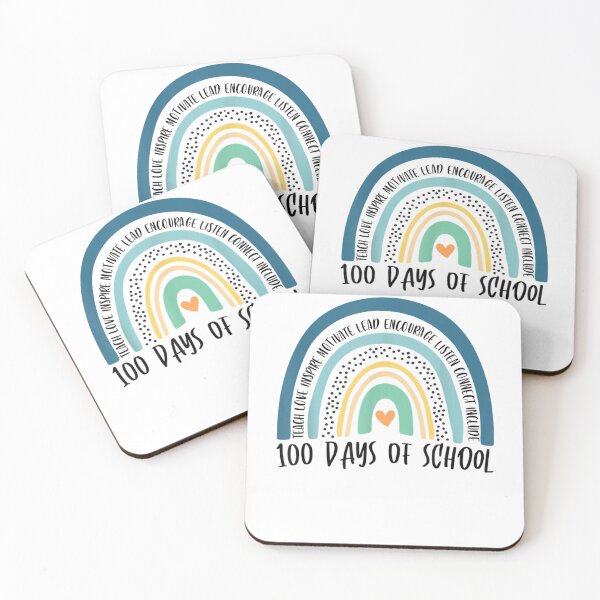 Item preview, 100th Day Of School Teacher - 100 Days Smarter Rainbow T-Shirt designed and sold by zedbubblez.