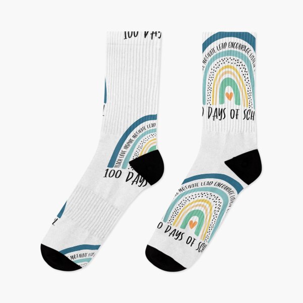 Item preview, 100th Day Of School Teacher - 100 Days Smarter Rainbow T-Shirt designed and sold by zedbubblez.