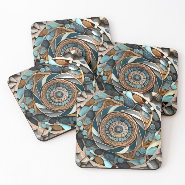 Artikelvorschau, Ancient Brilliant Modern Coastal Pattern Digital Painting entworfen und verkauft von CodeAndColors.