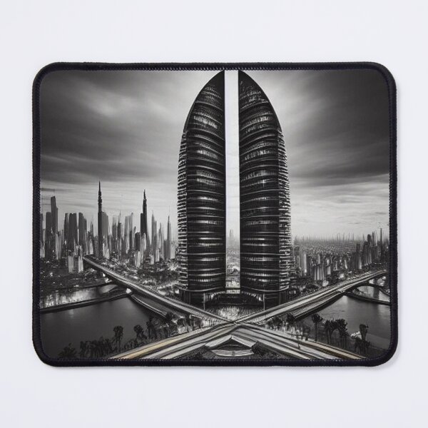 Item preview, Grayscale City Ai Generated designed and sold by AiGens.