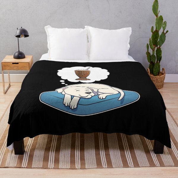 Item preview, Dogo Argentino dreaming about Chocolate Milkshakes designed and sold by DoggieDelights.