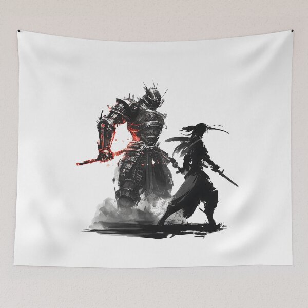 Item preview, Giant Robot Samurai Battle designed and sold by ShadowAndSlate.
