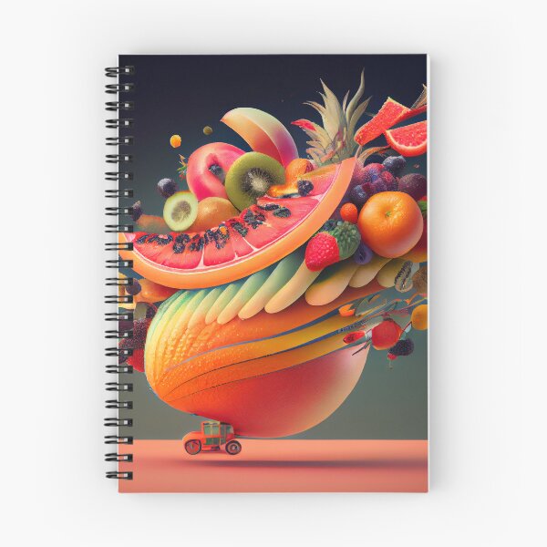 Item preview, The Jovial Fruit Joyride Digital Painting designed and sold by CodeAndColors.