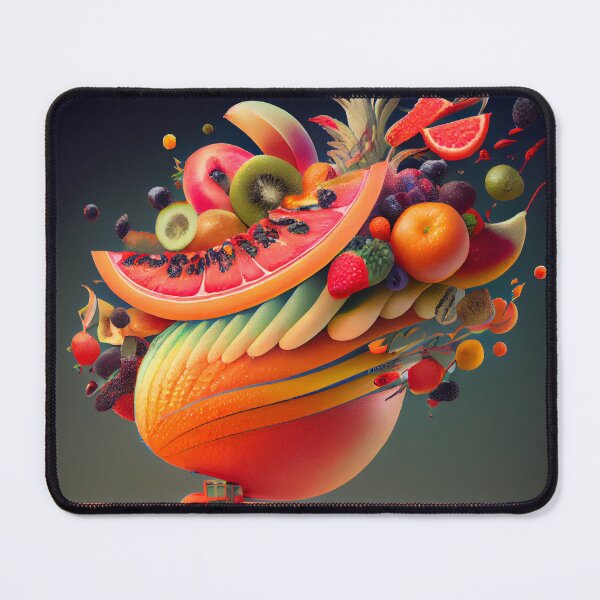 Item preview, The Jovial Fruit Joyride Digital Painting designed and sold by CodeAndColors.