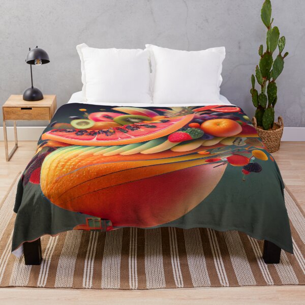 Item preview, The Jovial Fruit Joyride Digital Painting designed and sold by CodeAndColors.