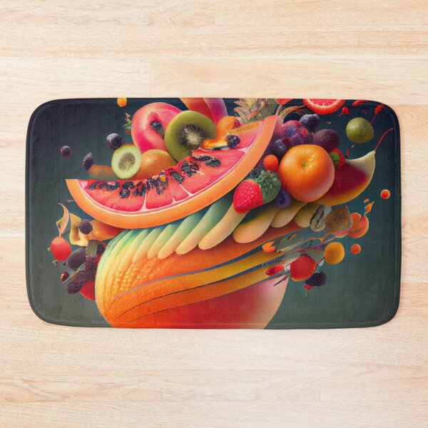 Item preview, The Jovial Fruit Joyride Digital Painting designed and sold by CodeAndColors.