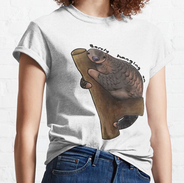 Item preview, A barely hanging on pangolin designed and sold by WonderWildSG.