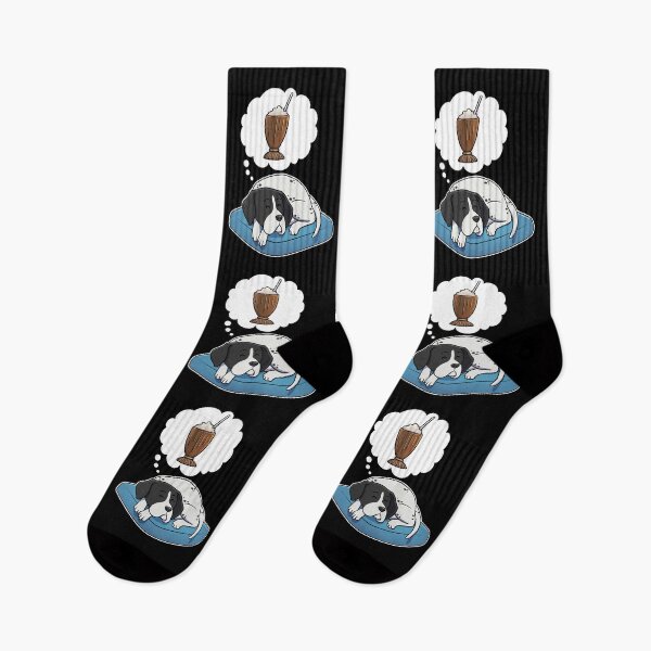Item preview, English Pointer dreaming about Chocolate Milkshakes designed and sold by DoggieDelights.