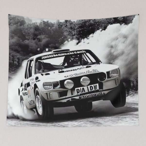 Item preview, Rally Car of the 70s in monochrome designed and sold by Cars with Character.
