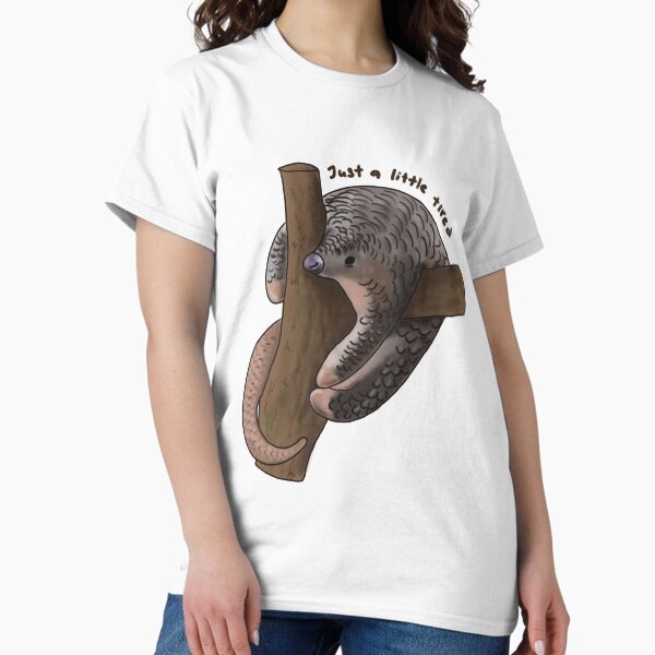 Item preview, A cute but tired pangolin designed and sold by WonderWildSG.