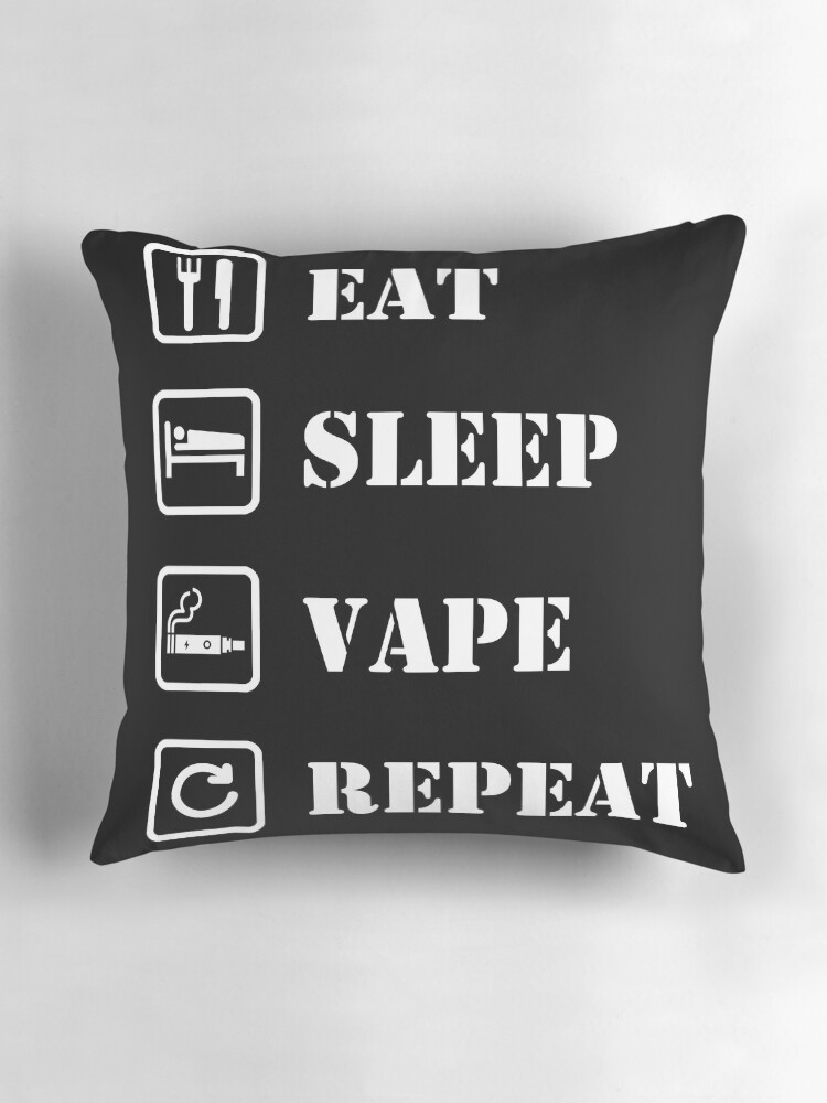 Kissen for Sale mit "Essen, schlafen, vape, wiederholen" von BillionDesign | Redbubble Kissen for Sale mit "Essen, schlafen, vape, wiederholen" von BillionDesign | Redbubble