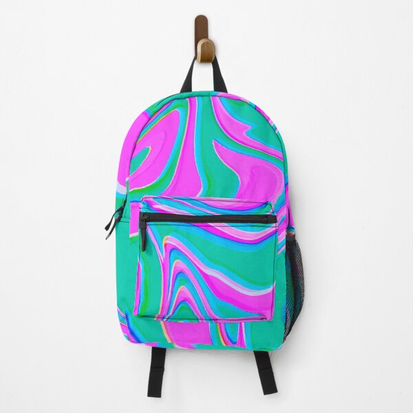 Item preview, Neon Pink, Green,Turquoise, Purple, Pink Tones, Multicolor, Hot Pink and Blue Marble Pattern Design designed and sold by theprintedclub.