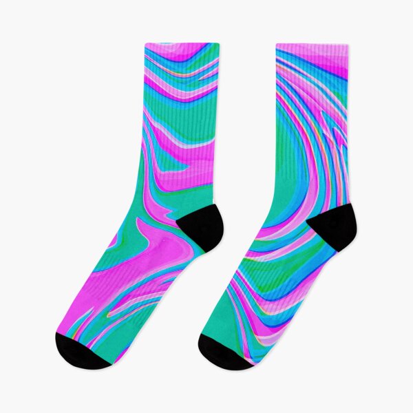 Item preview, Neon Pink, Green,Turquoise, Purple, Pink Tones, Multicolor, Hot Pink and Blue Marble Pattern Design designed and sold by theprintedclub.