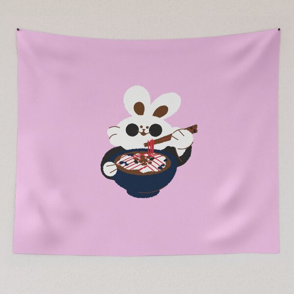 Item preview,  Chunky Rat Illustration: A Rat Eating Spaghetti designed and sold by majnate.