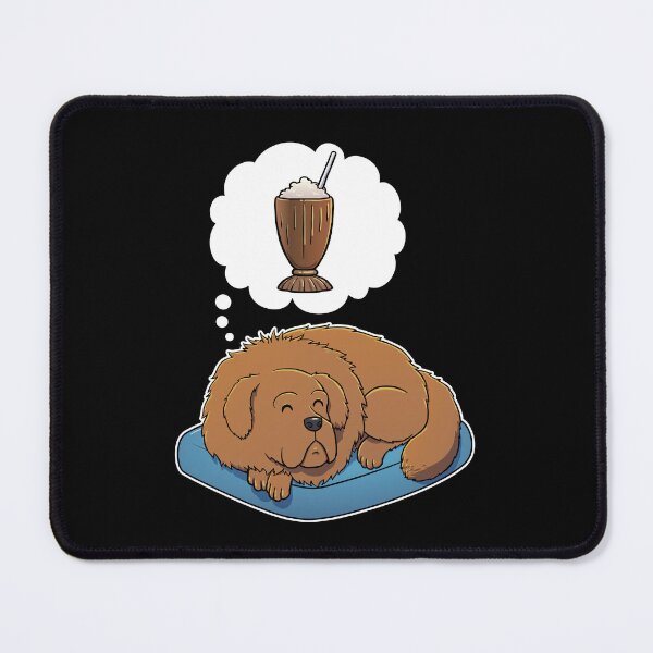 Item preview, Tibetan Mastiff dreaming about Chocolate Milkshakes designed and sold by DoggieDelights.