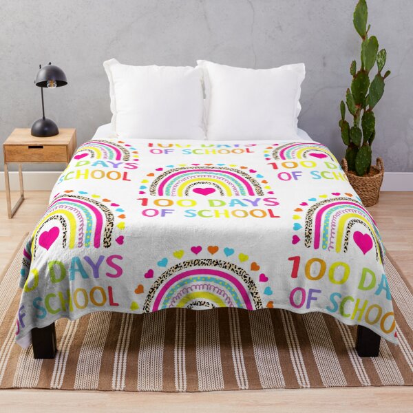 Item preview, Cute 100th Day Of School 100 Days Leopard Rainbow Boys Girls T-Shirt designed and sold by zedbubblez.