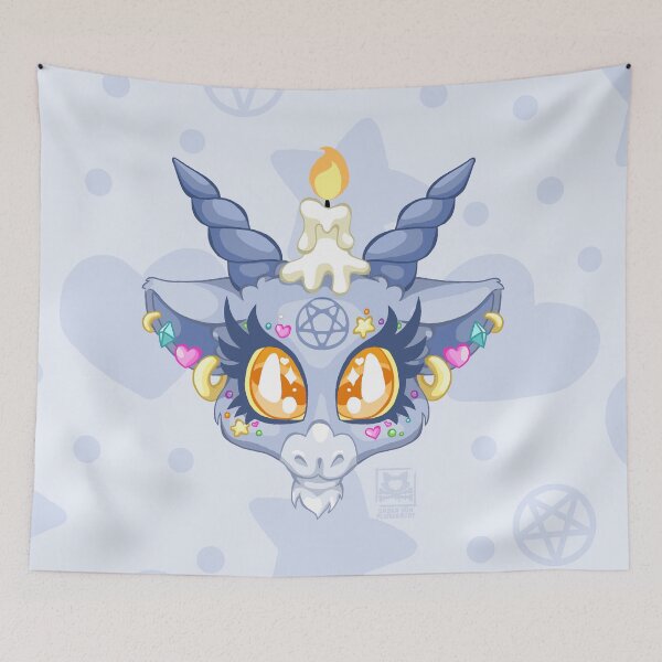 Item preview, My First Baphomet (Blue) designed and sold by Plundercat.