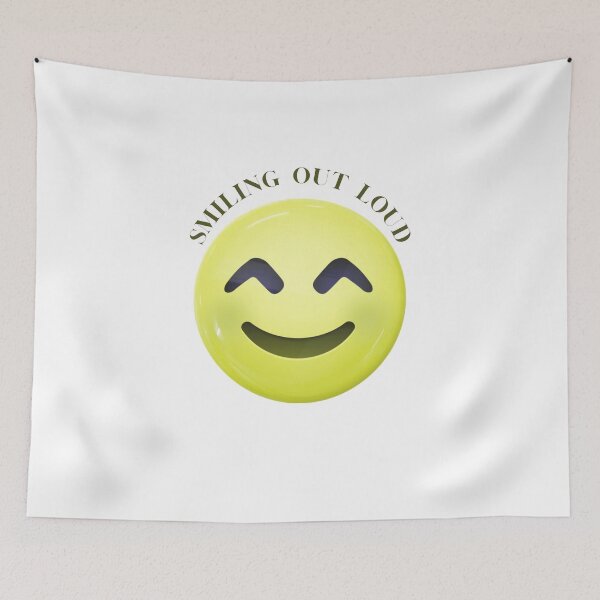 Item preview, Smiling Out Loud Emoticon Tee: A Classic Funny Shirt for Men and Women designed and sold by teespedia.