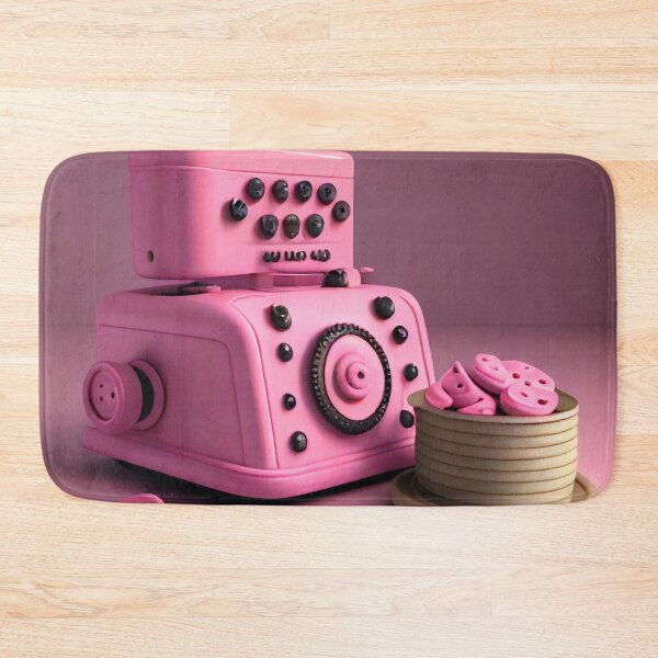 Item preview, Pink Buttons and Cake Digital Painting designed and sold by CodeAndColors.