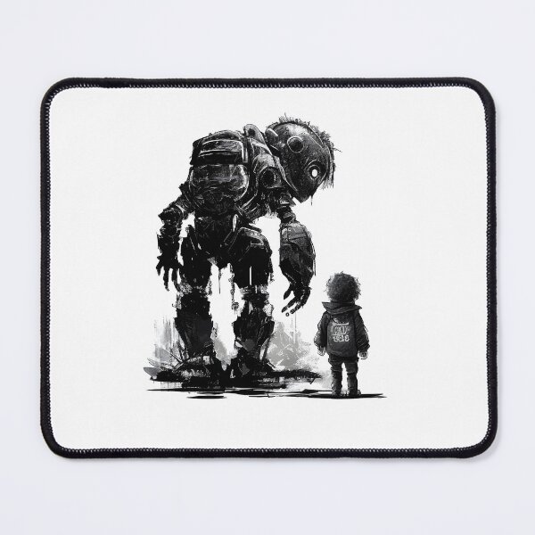Item preview, Robot and Boy designed and sold by ShadowAndSlate.