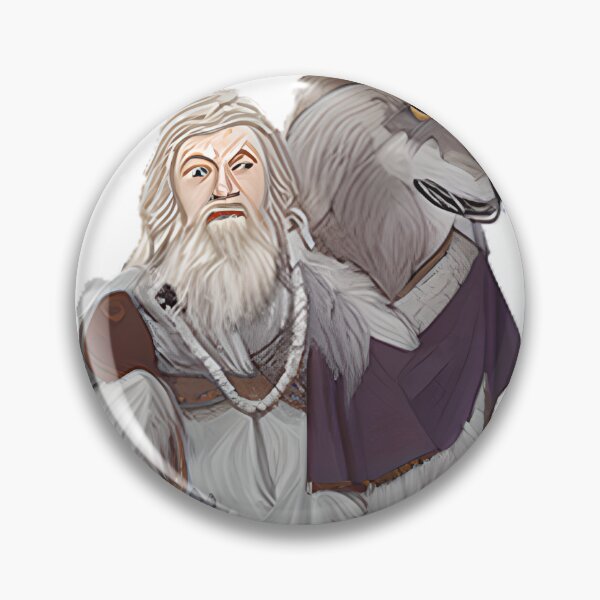 Item preview,  Norse God Odin with his two wolves - Nordic/ Scandinavian Mythology designed and sold by BestUncommonTee.